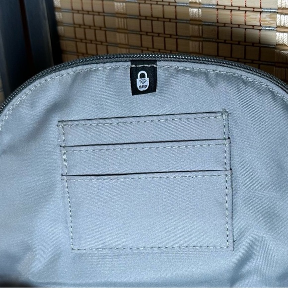 NWT - Baggallini Back to Basics Backpack - Steel Mini Backpack - Picture 4 of 11